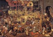BRUEGEL, Pieter the Elder The fright between Carnival and Lent china oil painting artist